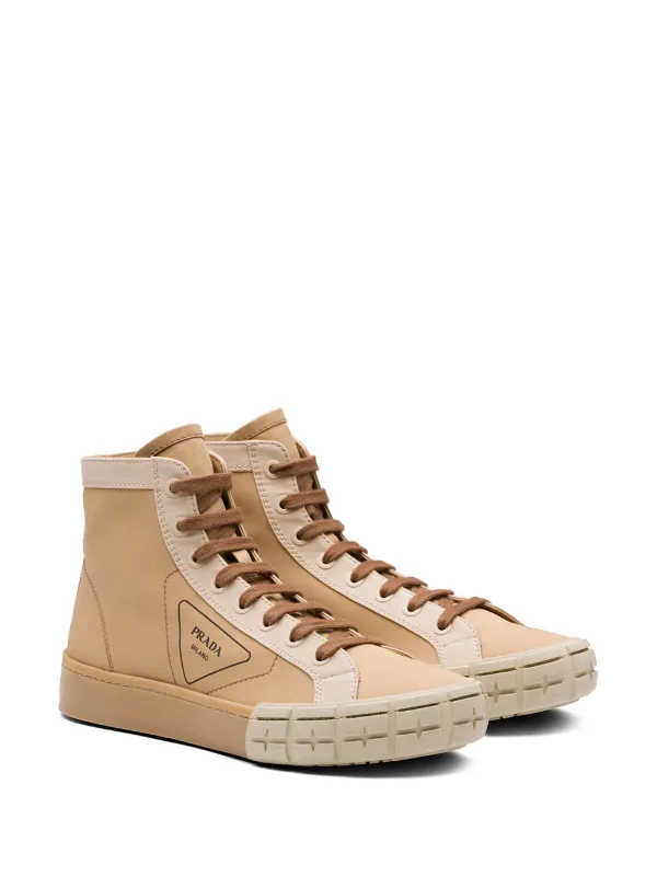 prada high top sneakers white