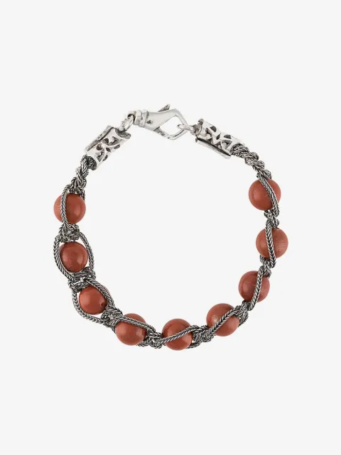 Emanuele Bicocchi beaded braided-chain bracelet