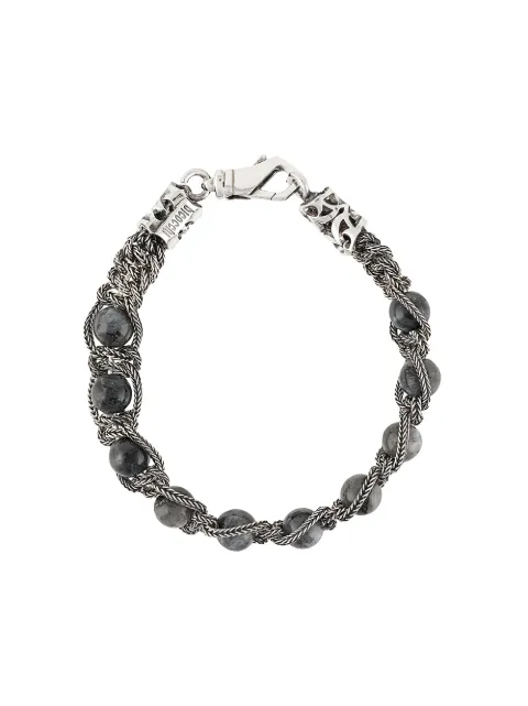Emanuele Bicocchi beaded braided-chain bracelet