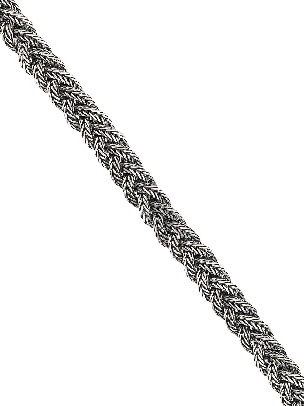 EMANUELE BICOCCHI DIAMOND CUT BRAIDED NECKLACE 