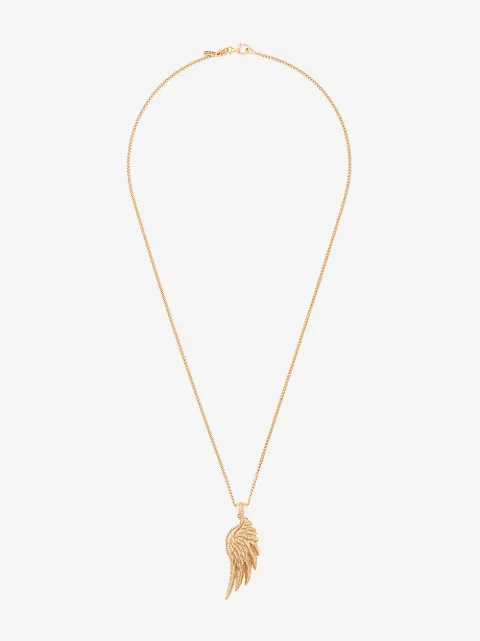 Emanuele Bicocchi Gold Wing pendant necklace