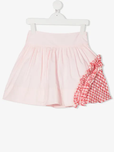 Simonetta falda midi acampanada en patchwork