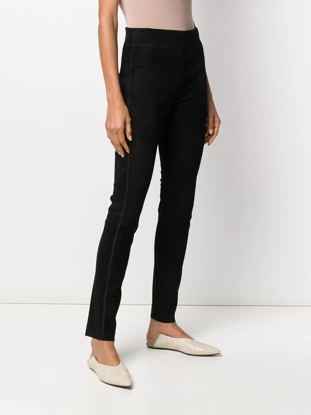 Jil Sander Skinny broek Zwart