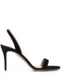Aquazzura So Nude mid-heel sandals - Black