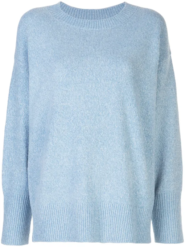blue oversized jumper