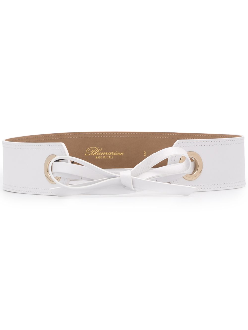 фото Blumarine leather lace-up belt