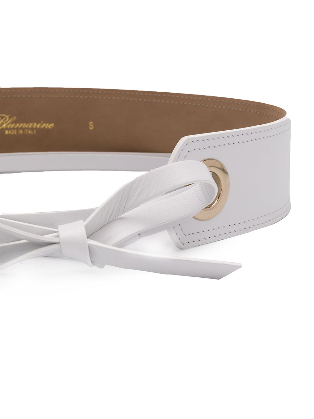 фото Blumarine leather lace-up belt