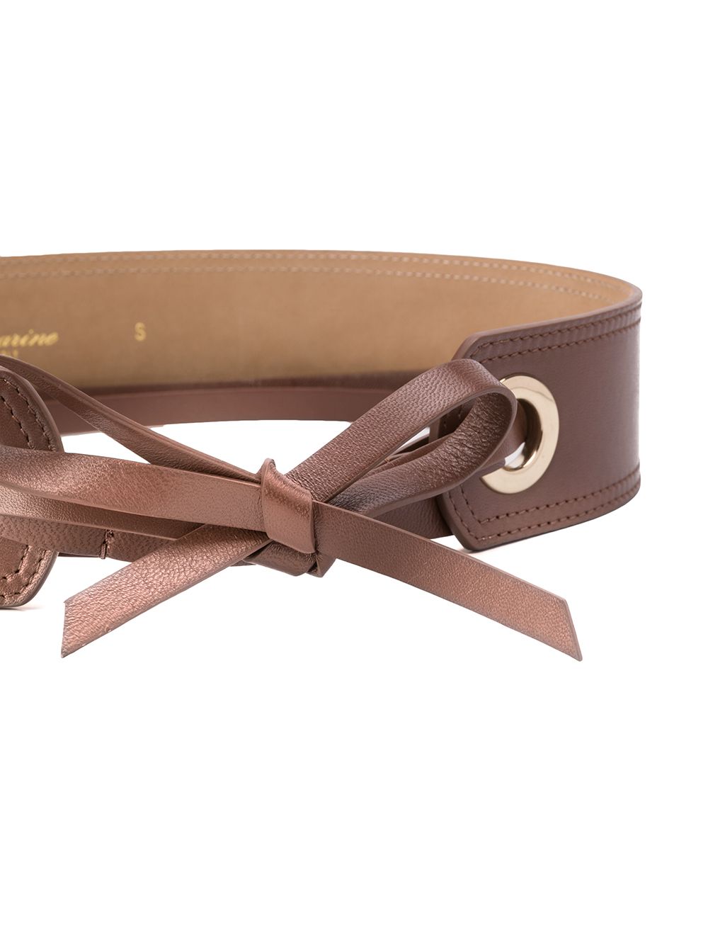 фото Blumarine leather lace-up belt