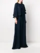 Oscar de la Renta asymmetric ruffle caftan
