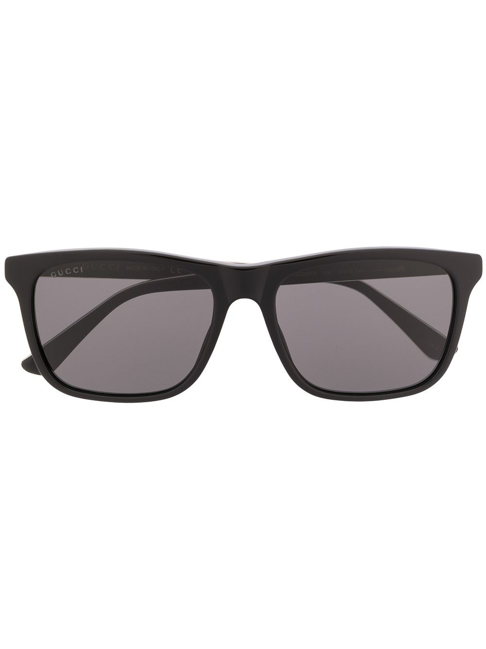 Gucci Eyewear Zonnebril met vierkant montuur Zwart