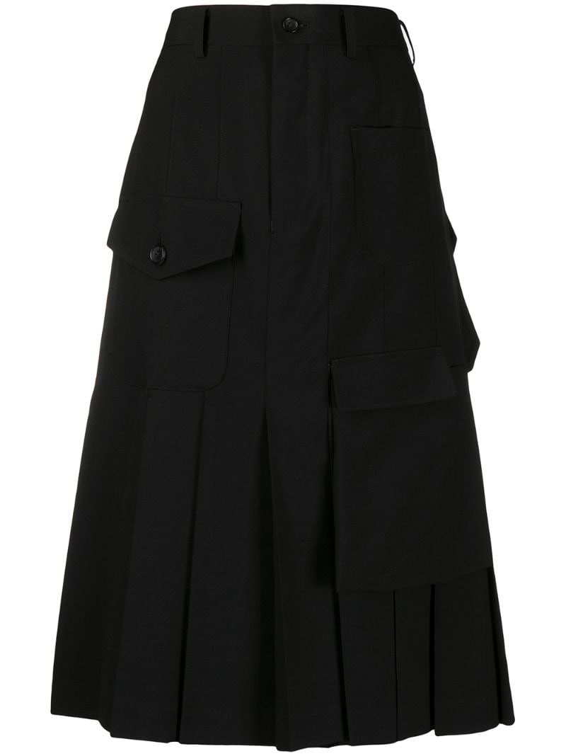 Comme Des Garçons Comme Des Garçons Utility Pocket Culottes In Black