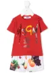 الصورة 1 من Msgm Kids طقم برقبة دائرية وشعار الماركة