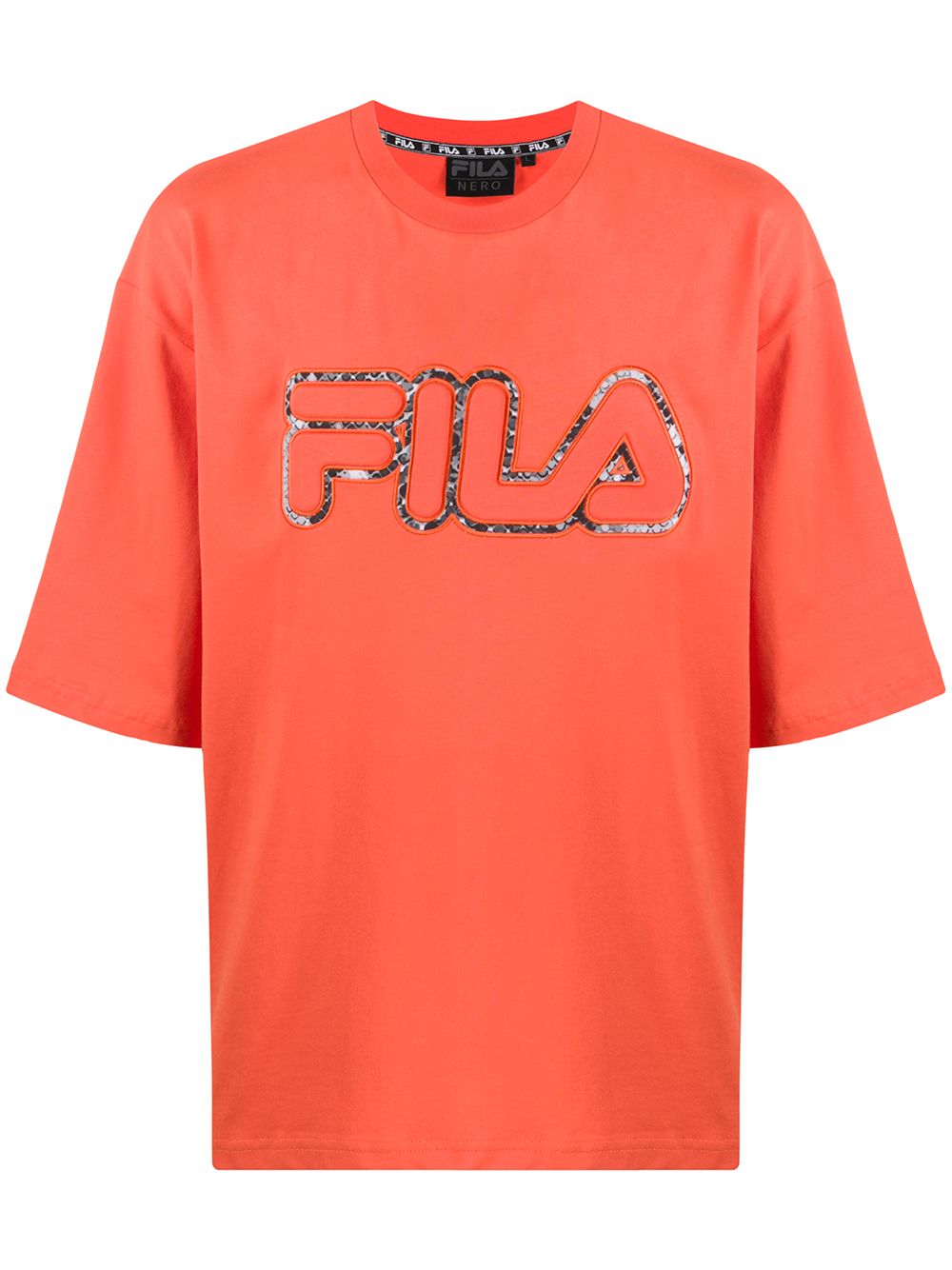 фото Fila футболка с вышитым логотипом
