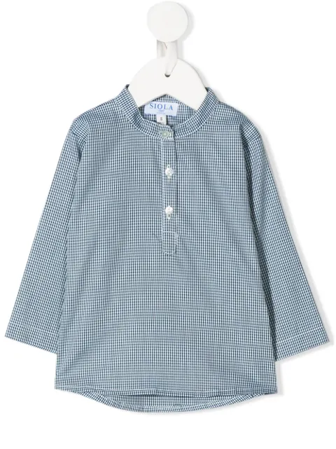 Siola buttoned micro-print shirt