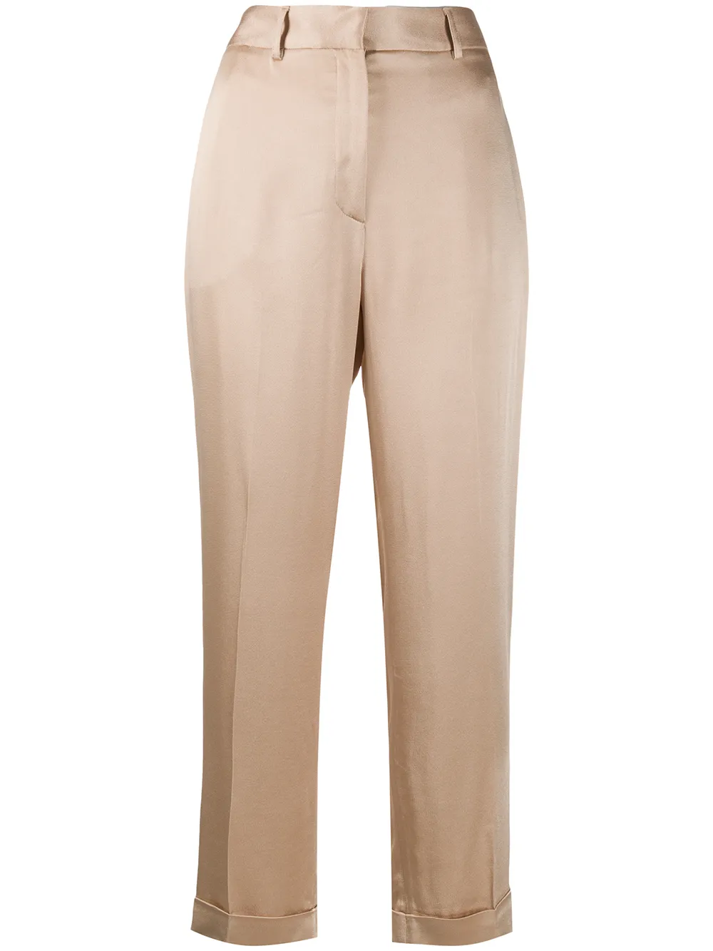 Antonelli Cropped-Hose Aus Satin hFTIy P3HGf Antonelli Cropped-Hose Aus Satin hFTIy P3HGf