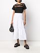 الصورة 2 من RedValentino تنورة ميدي بطبقات