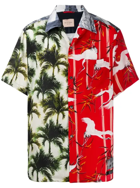 Buscemi palm tree print shirt