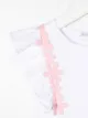 Patachou تيشيرت بأكمام بكرانيش مطرز بزهور
