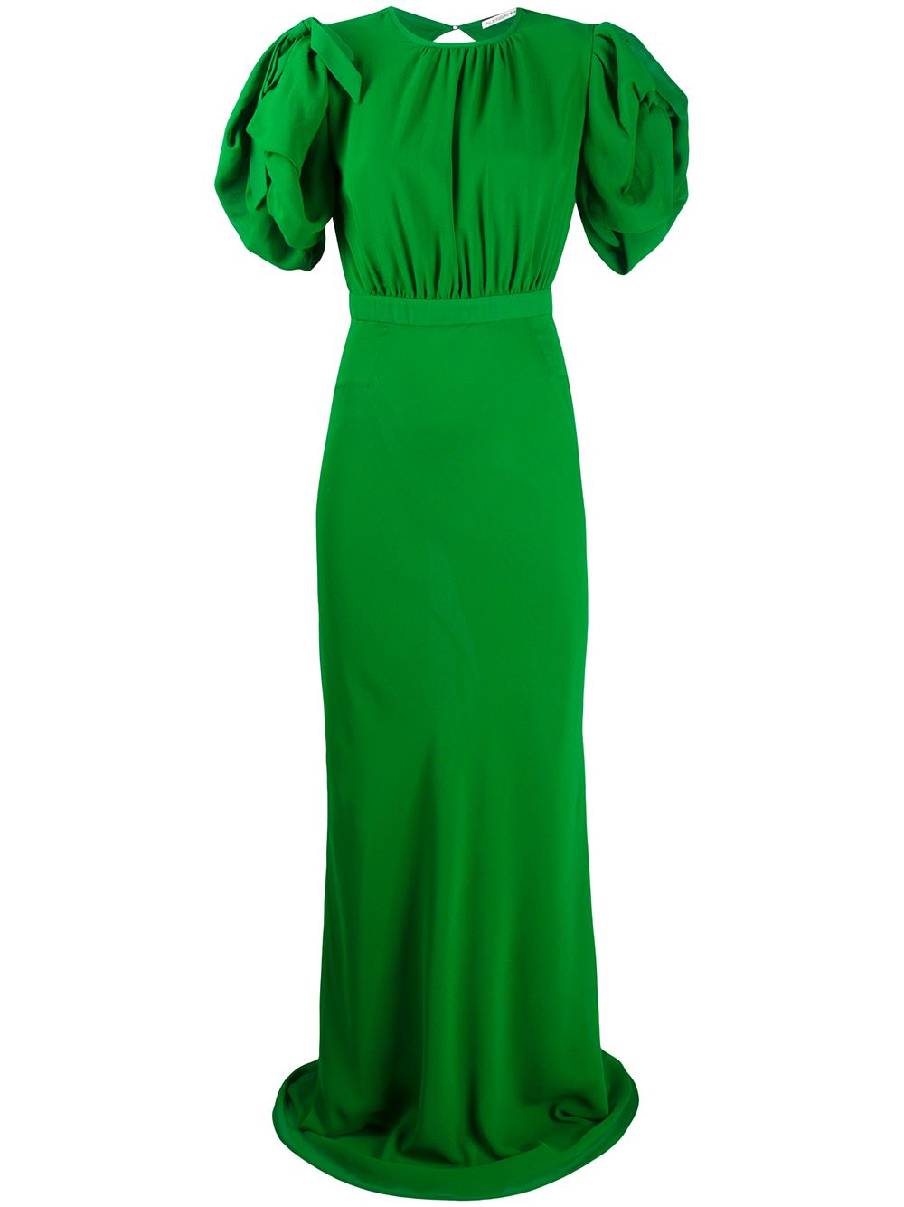 ALESSANDRA RICH PUFF-SLEEVE GOWN