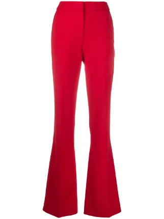 high-waisted flared trousers for women 