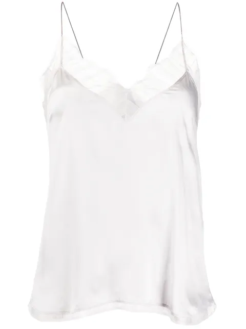 IRO tulle trim camisole