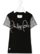 Image 1 of Philipp Plein Junior embellished sleeve T-shirt