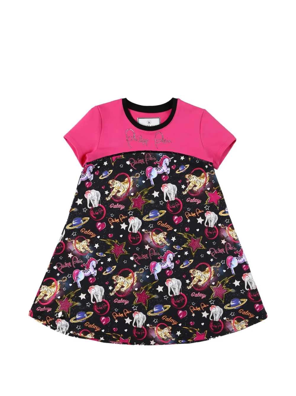 Philipp Plein Junior printed dress - Nero