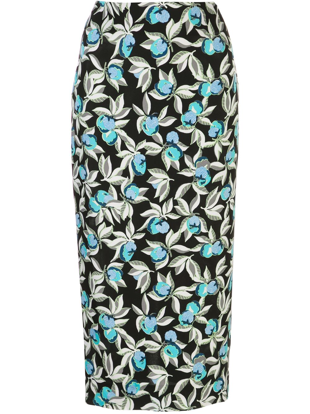 фото Dvf diane von furstenberg floral print pencil skirt