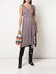 Image 2 of DVF Diane von Furstenberg wrap front geometric print dress