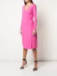 DVF Diane von Furstenberg Cassidy knit D-ring wrap dress