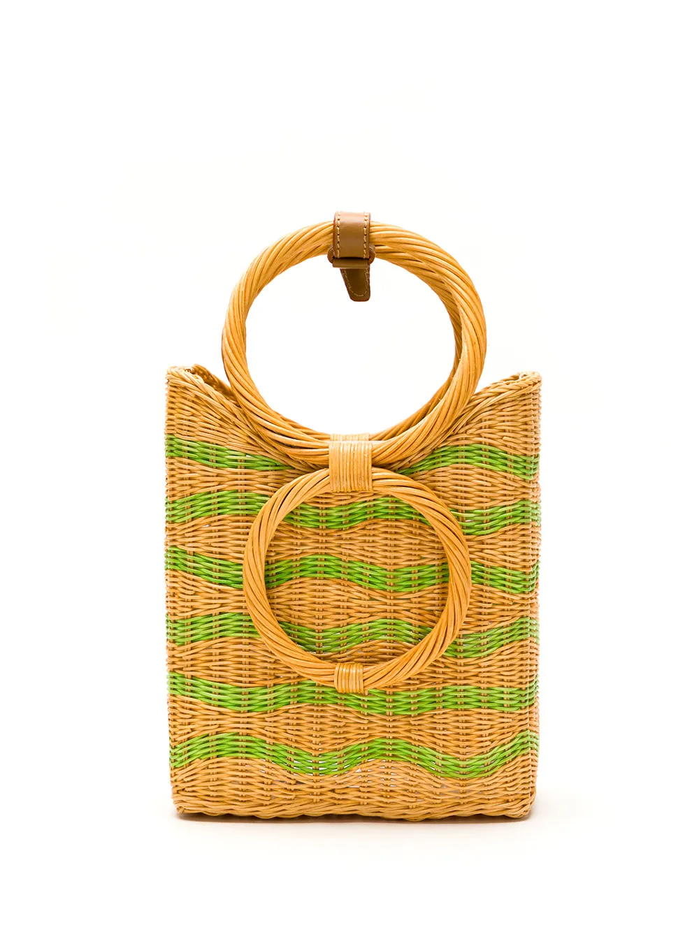 

SERPUI wicker tote bag - Neutrals