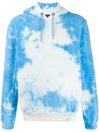 tie dye drawstring hoodie