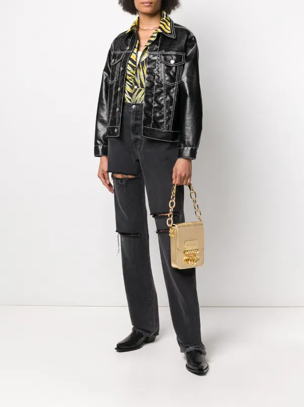 DSQUARED2 Key Cross Body Bag | Gold | FARFETCH JO DSQUARED2 Key Cross Body Bag | Gold | FARFETCH JO