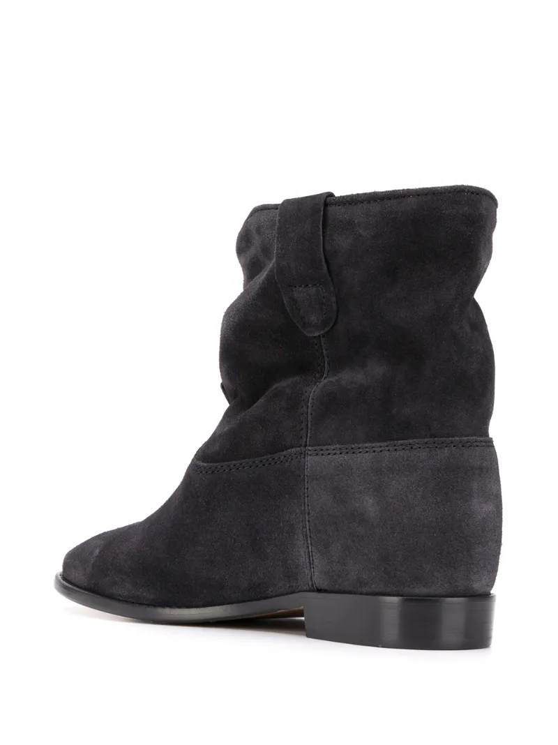 ISABEL MARANT CRISI SUEDE ANKLE BOOTS
