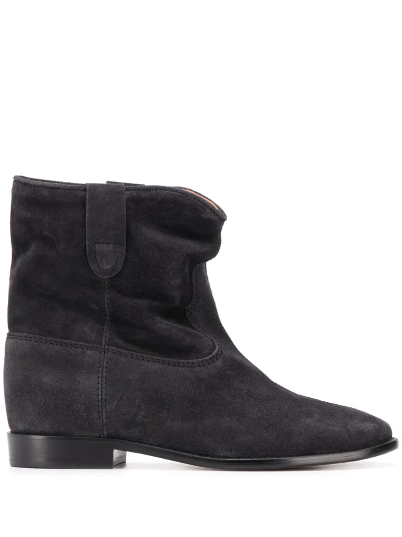 ISABEL MARANT CRISI SUEDE ANKLE BOOTS