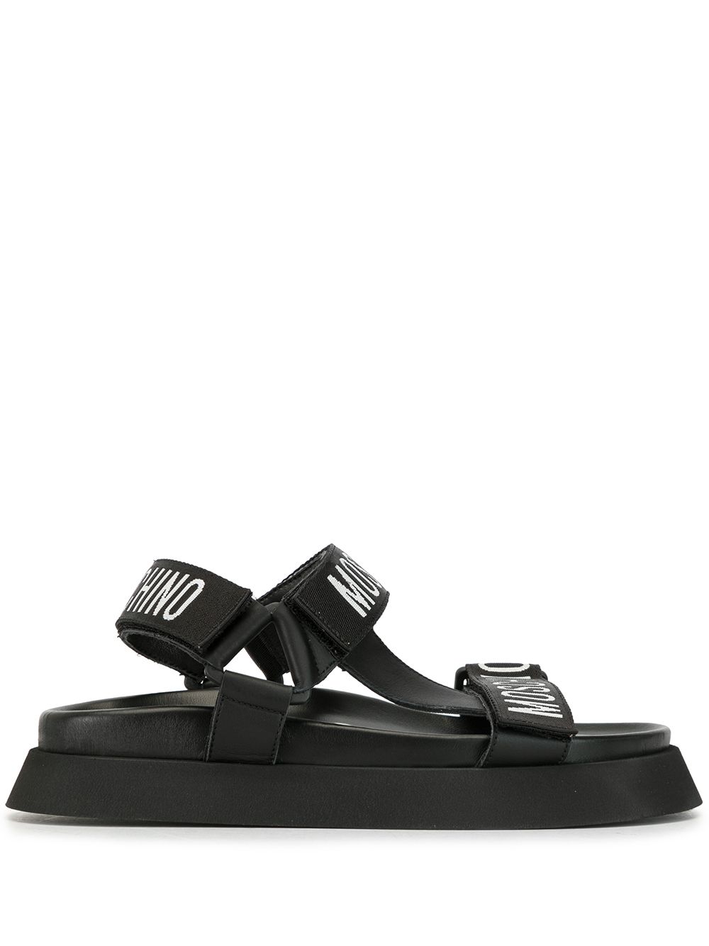 фото Moschino сандалии на липучках с логотипом