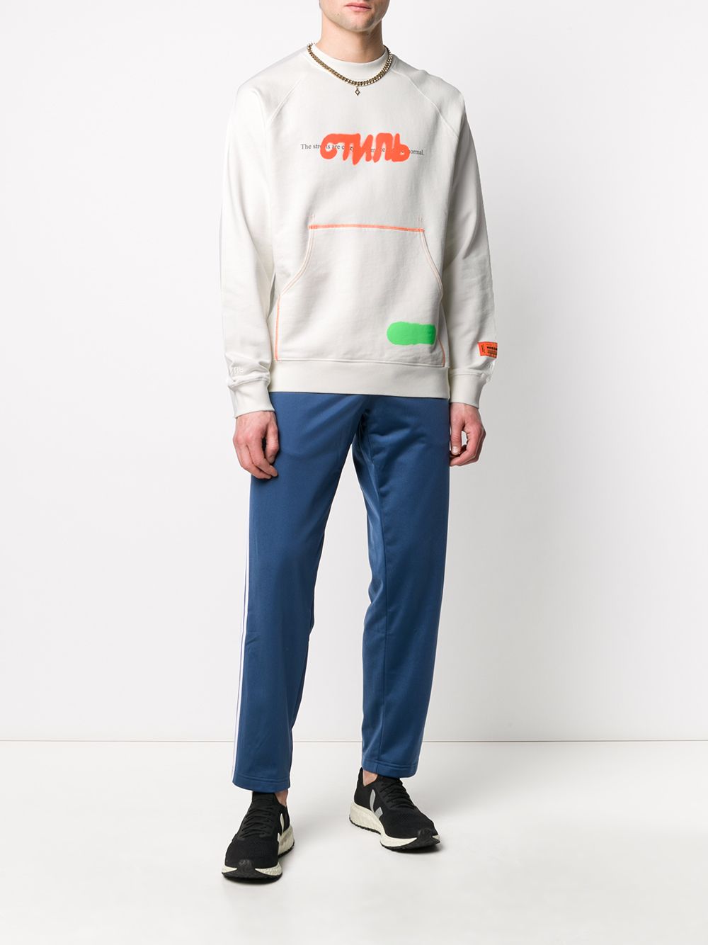 фото Heron preston logo print sweatshirt