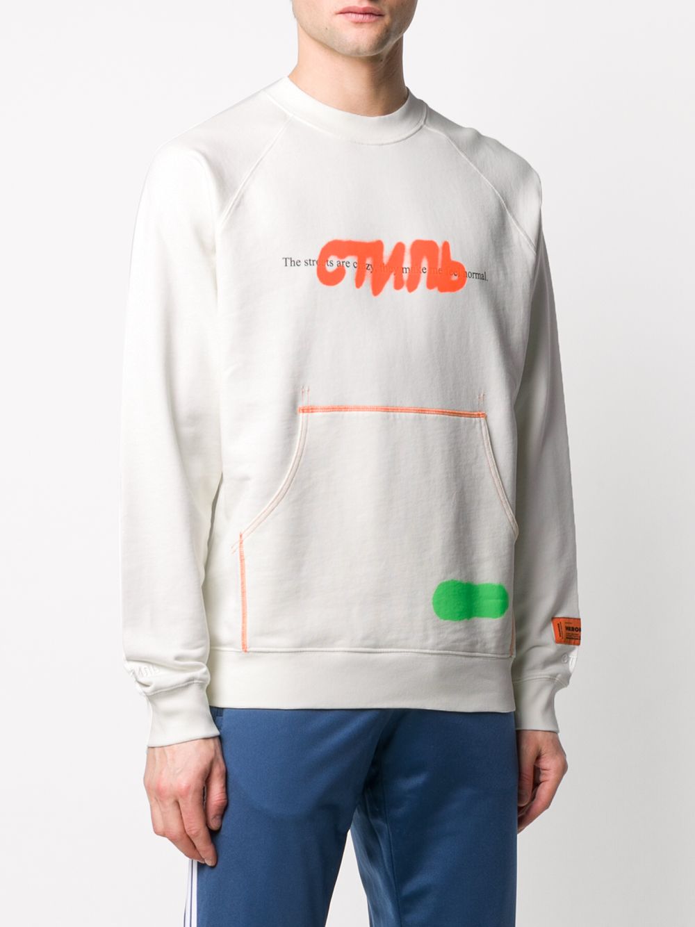 фото Heron preston logo print sweatshirt