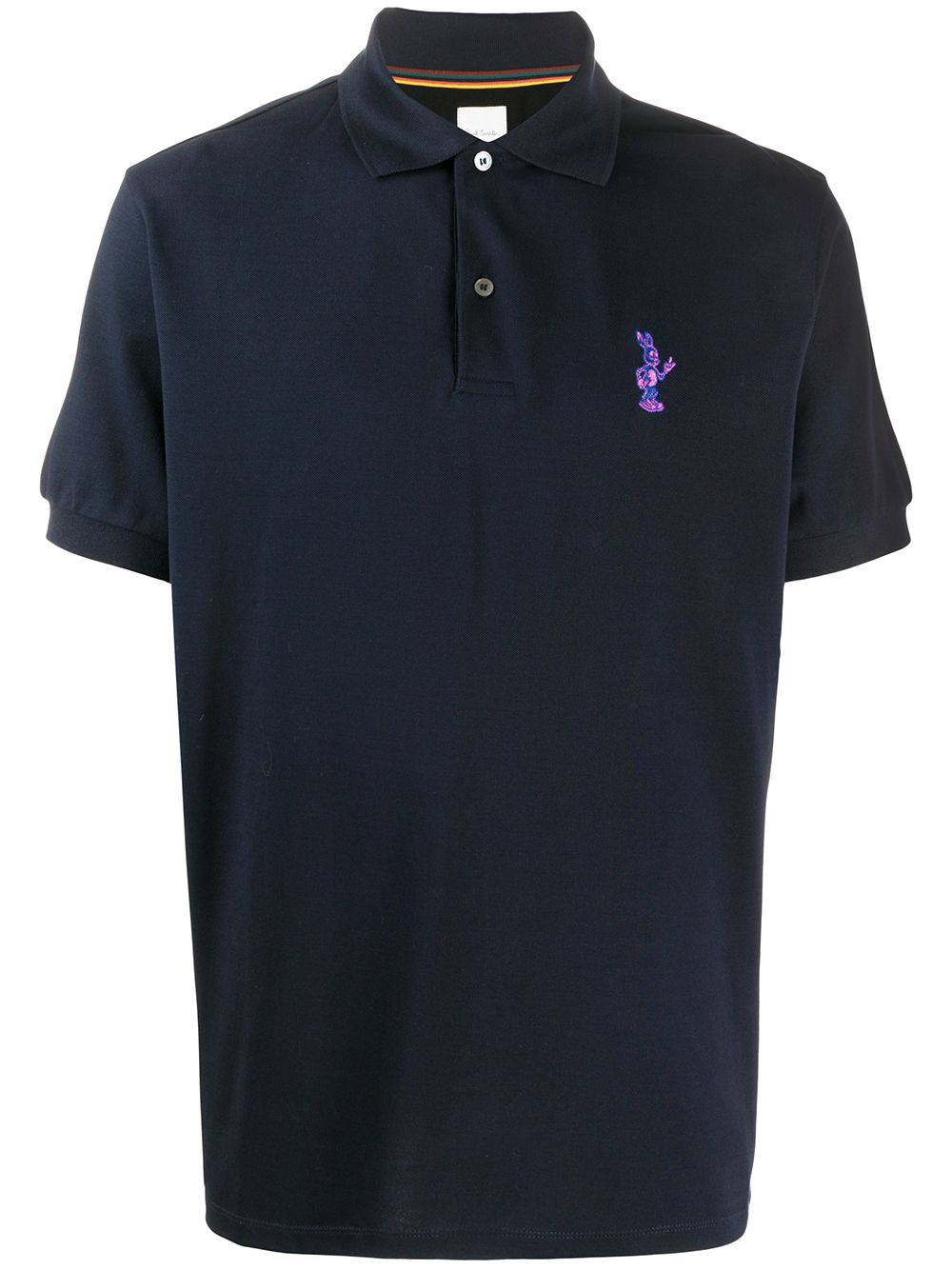 фото Paul smith rabbit embroidered polo shirt