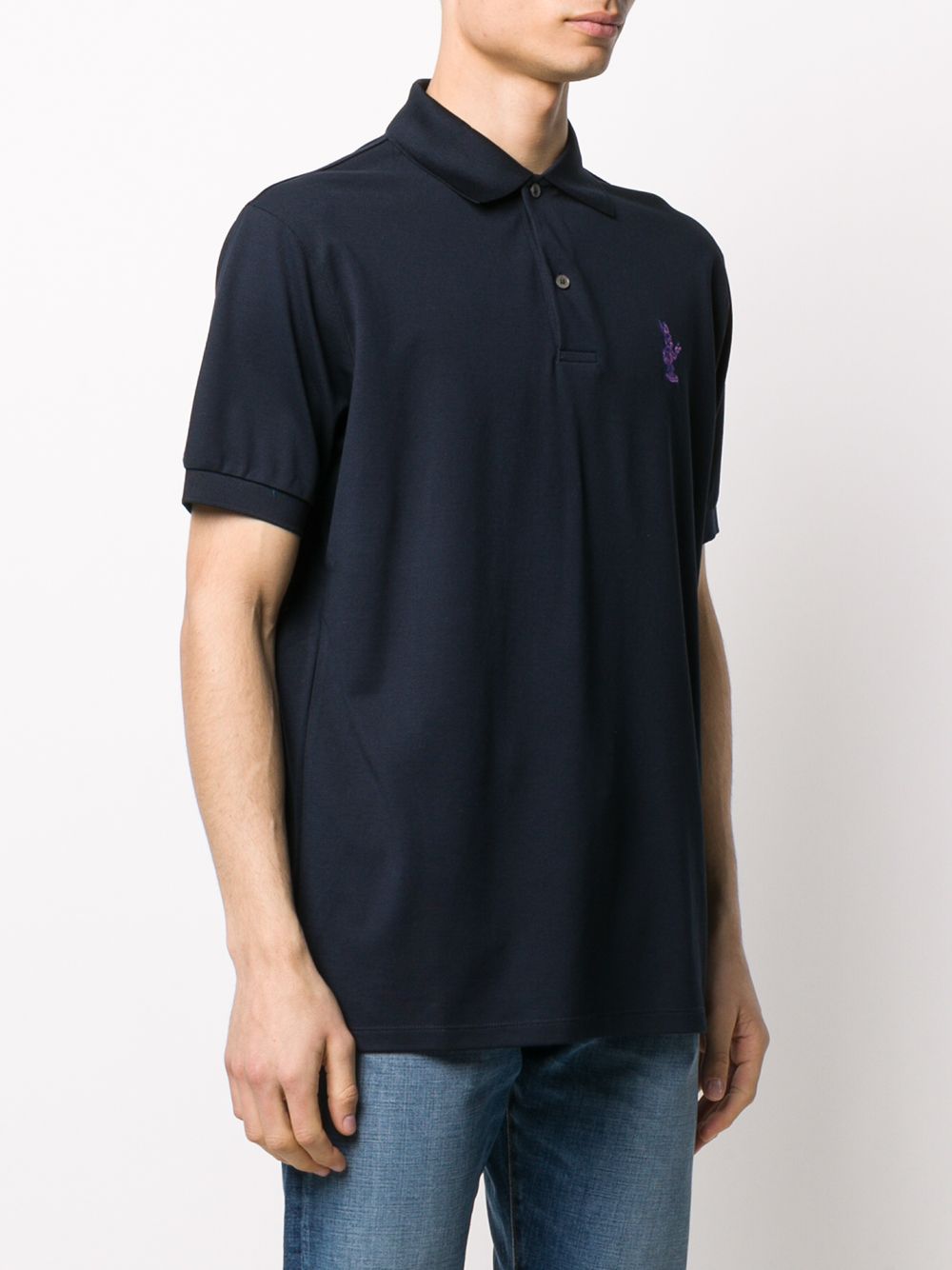 фото Paul smith rabbit embroidered polo shirt