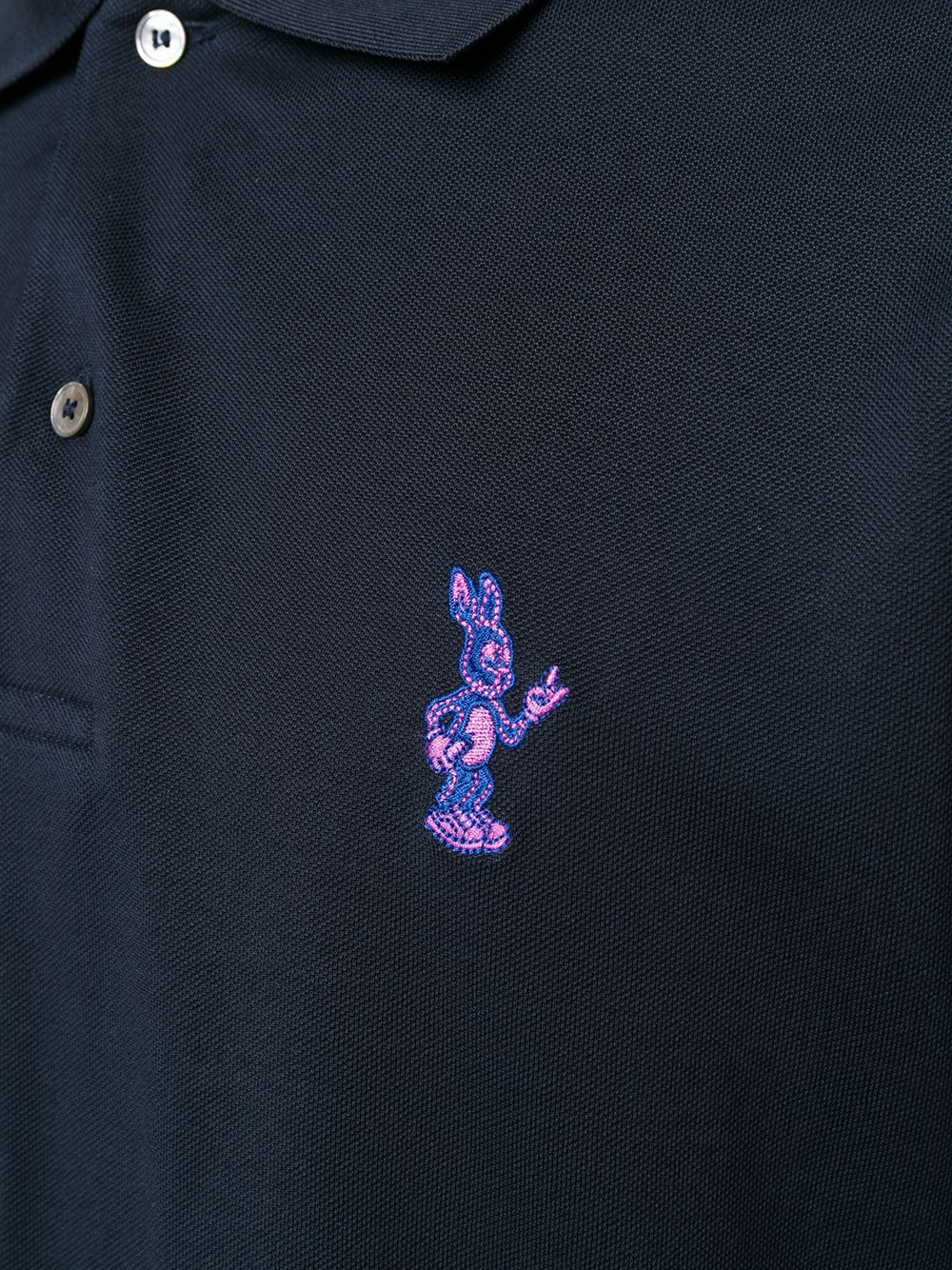 фото Paul smith rabbit embroidered polo shirt