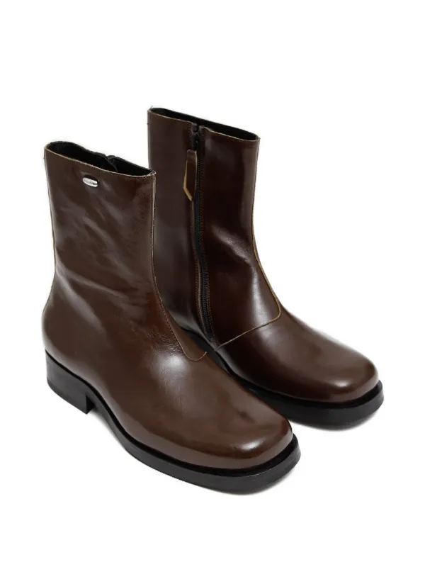 OUR LEGACY Camion Leather Boots | Brown | FARFETCH CA