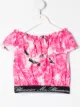 الصورة 2 من Miss Blumarine بلوزة بكرانيش وطبعة زهرة
