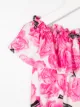 Miss Blumarine بلوزة بكرانيش وطبعة زهرة