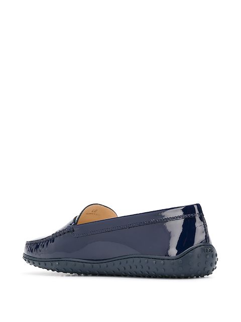 tods patent loafers