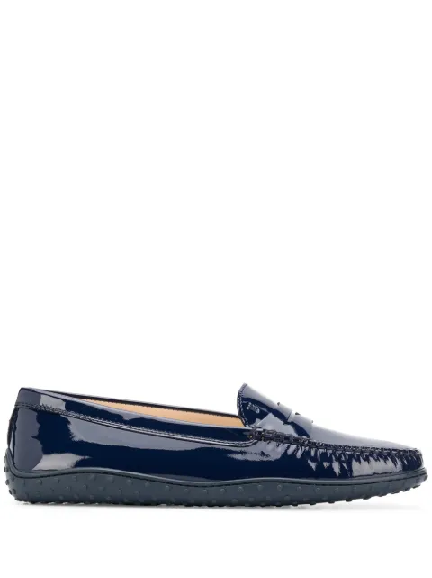 tods patent loafers