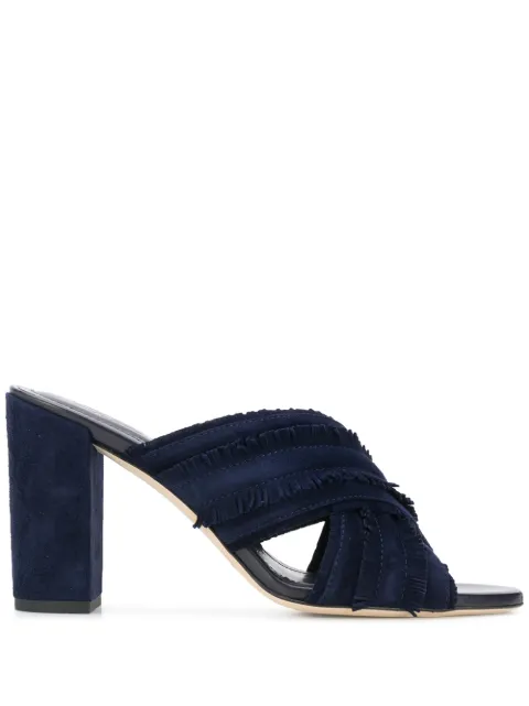 Tod's fringed suede sandals 