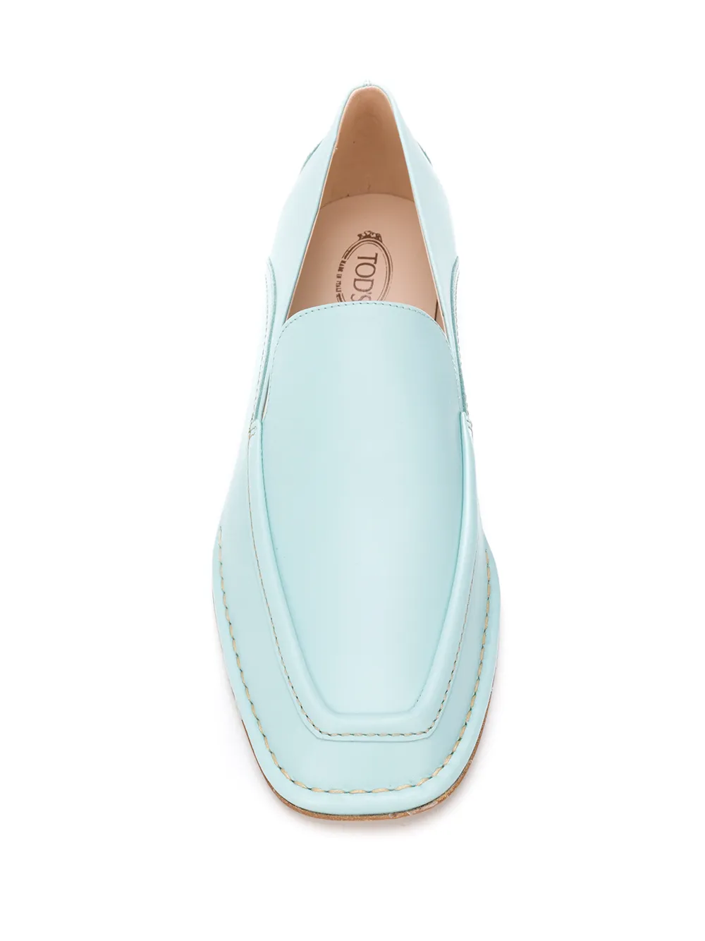 Tod's classic leather loafers Green