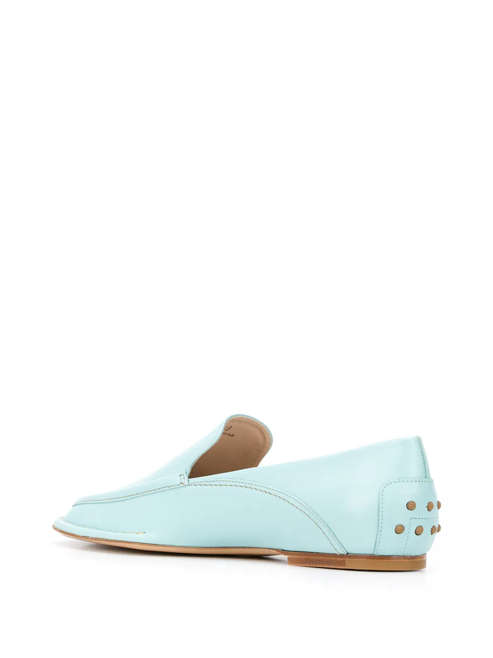 Tod's classic leather loafers Green