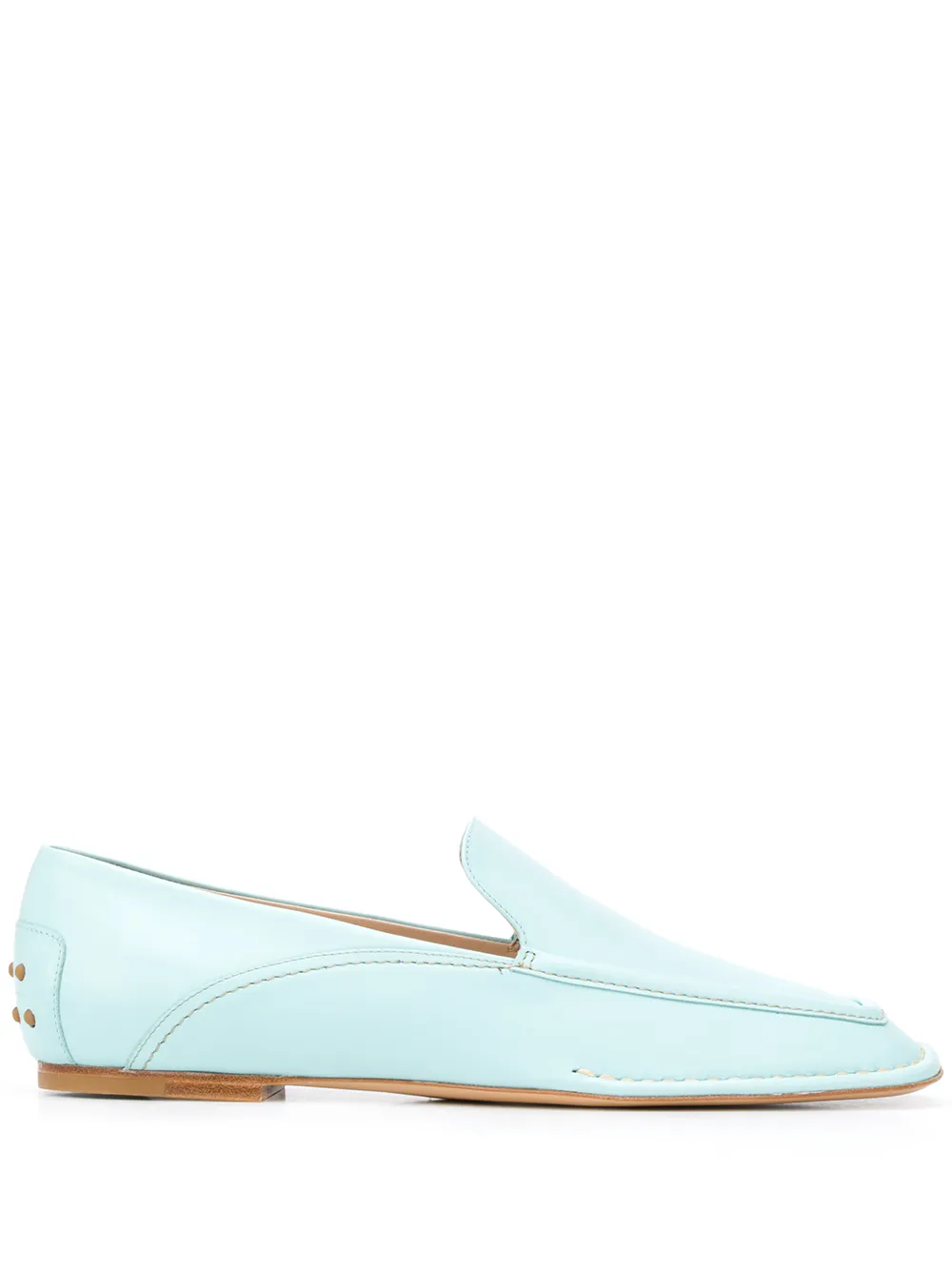 Tod's classic leather loafers Green